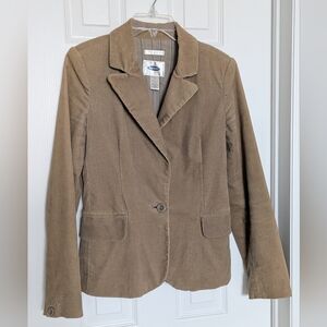 Old Navy Women's (Size XS) Classic Tan Corduroy Blazer/Jacket
